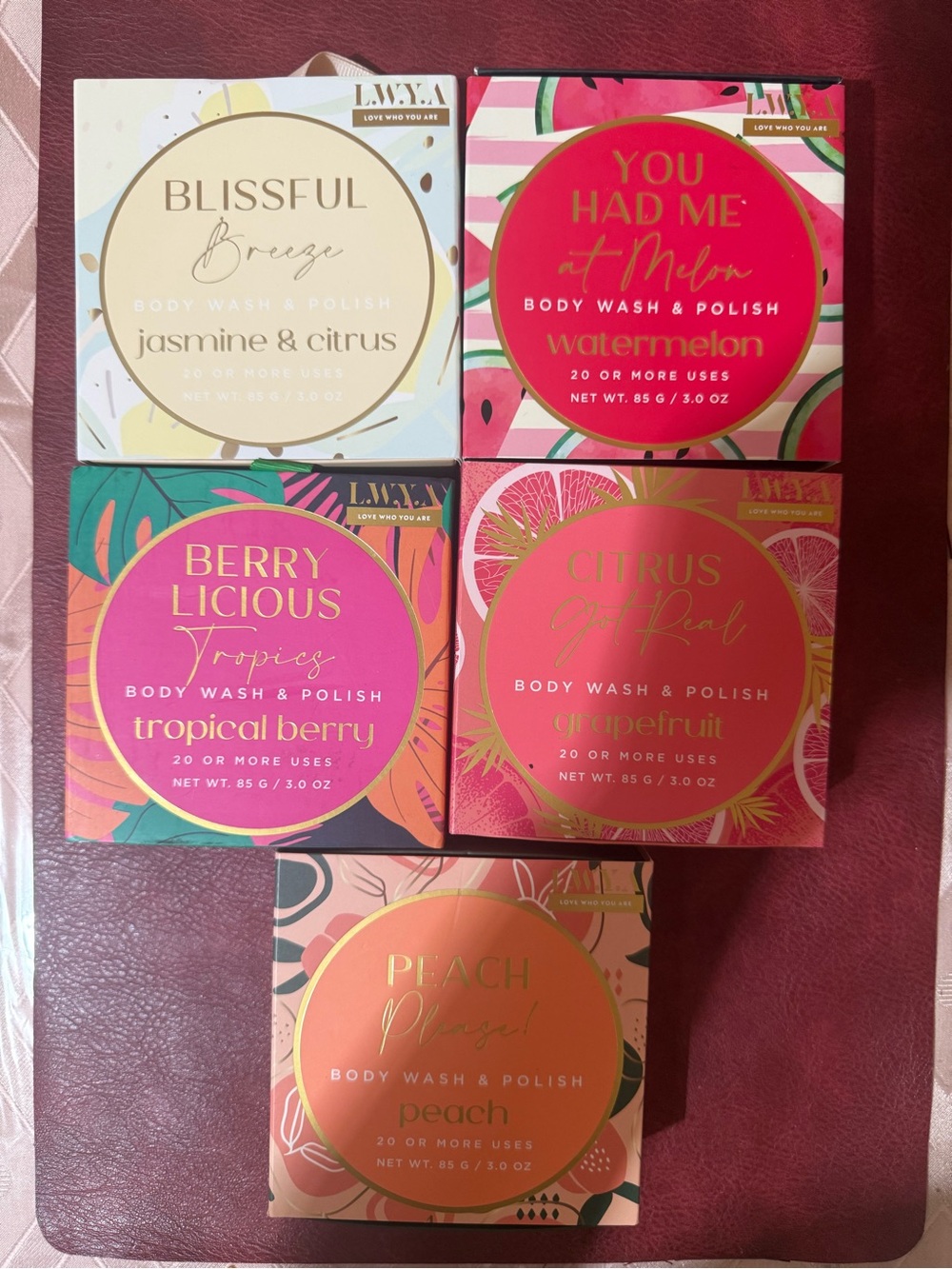 L.M.Y.A Love Who You Are Body Wash & Polish Bar Multipack, Shea Butter, 3 oz